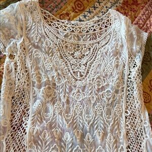 Elegant Lace White Top